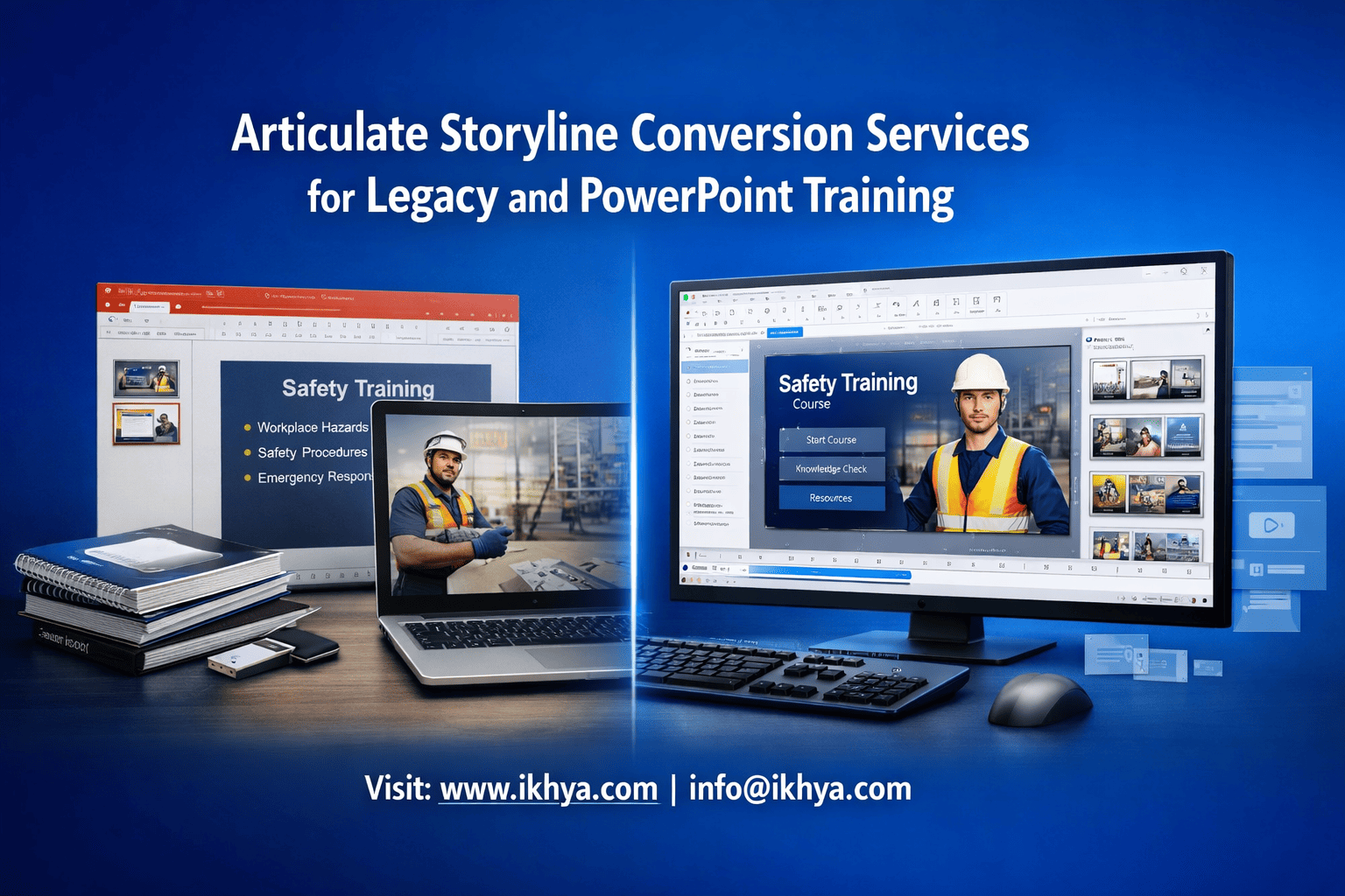 Articulate Storyline Conversion Services for Legacy and PowerPoint Training