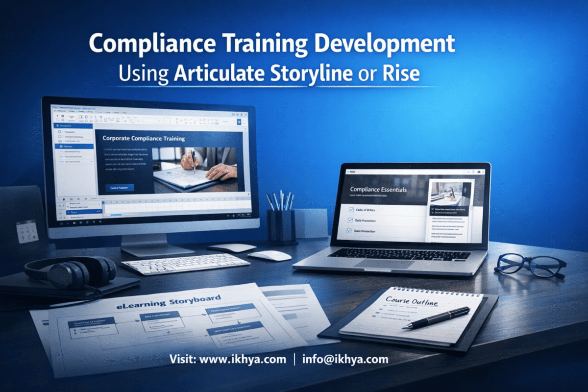 Compliance Training Development Using Articulate Storyline or Rise