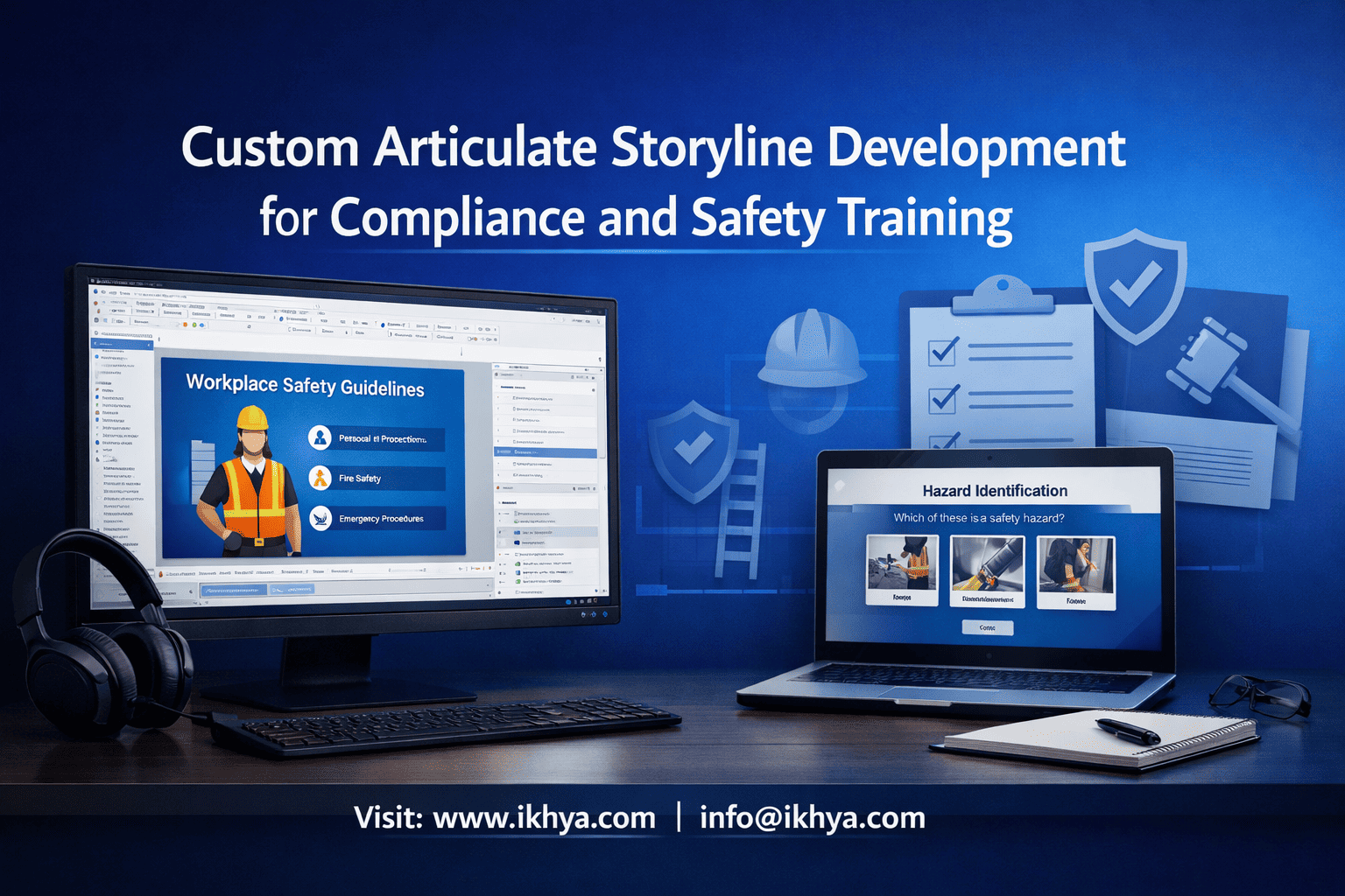 Custom Articulate Storyline Development for Compliance and Safety Training