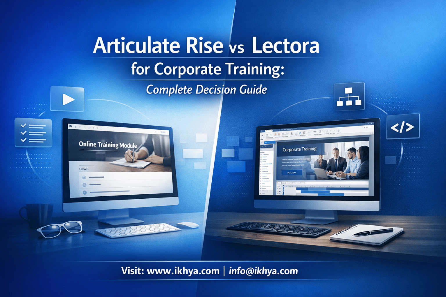 Articulate Rise vs Lectora for Corporate Training: Complete Decision Guide