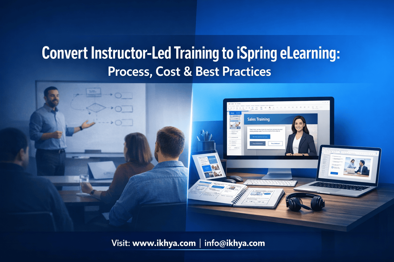 Convert Instructor-Led Training to iSpring eLearning: Process, Cost & Best Practices