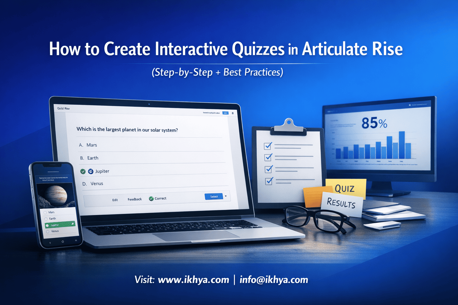How to Create Interactive Quizzes in Articulate Rise (Step-by-Step + Best Practices)