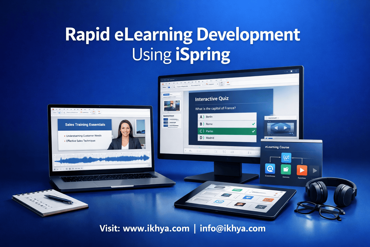 Rapid eLearning Development Using iSpring
