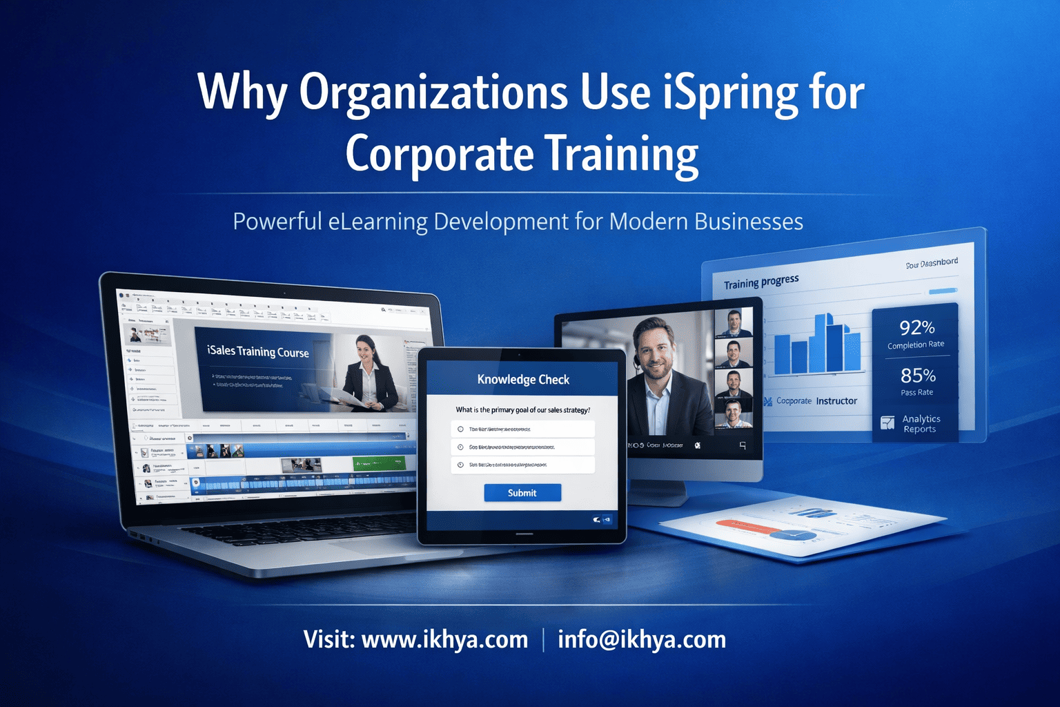 Why Organizations Use iSpring for Corporate Training