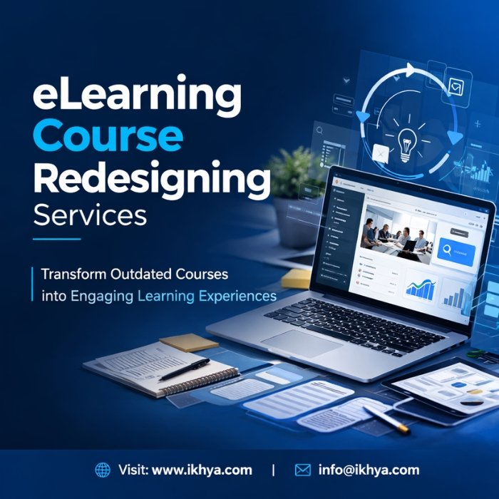 eLearning Course Redesigning Services By IKHYA – eLearning Solutions Company eLearning Course Redesigning Services By IKHYA – eLearning Solutions Company