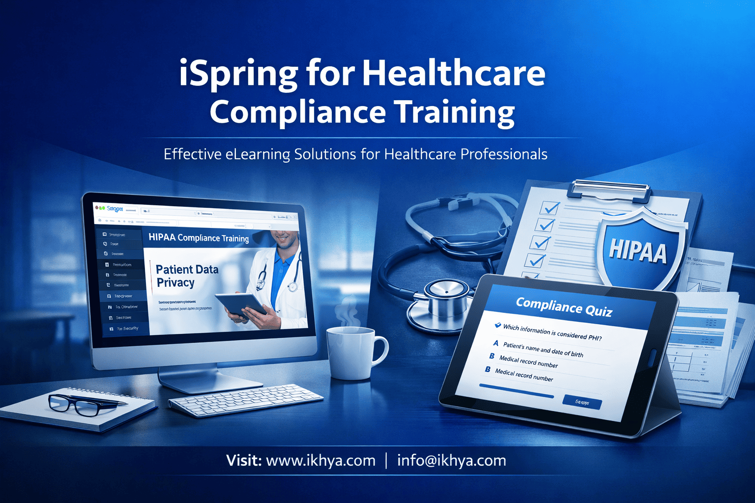 iSpring for Healthcare Compliance Training