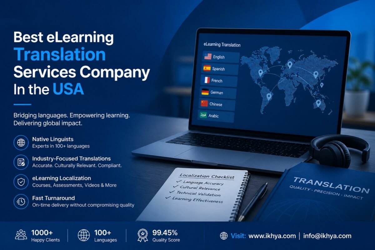 Best eLearning Translation Services Company In the USA – Proven Solutions for Global Training