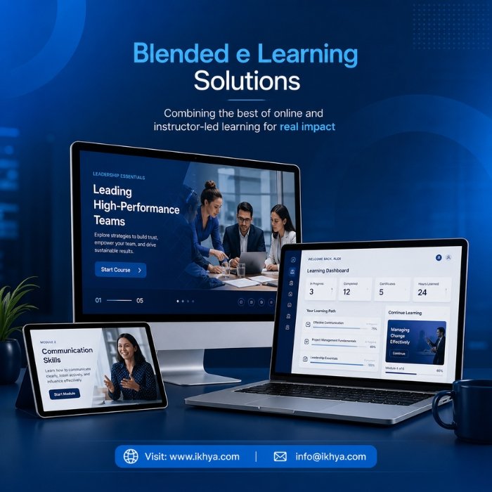 Blended e Learning Solutions in USA – A Practical Overview by IKHYA