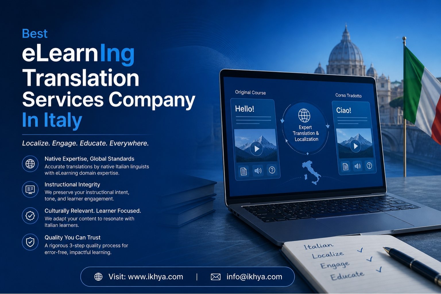 Best eLearnIng Translation Services Company In Italy